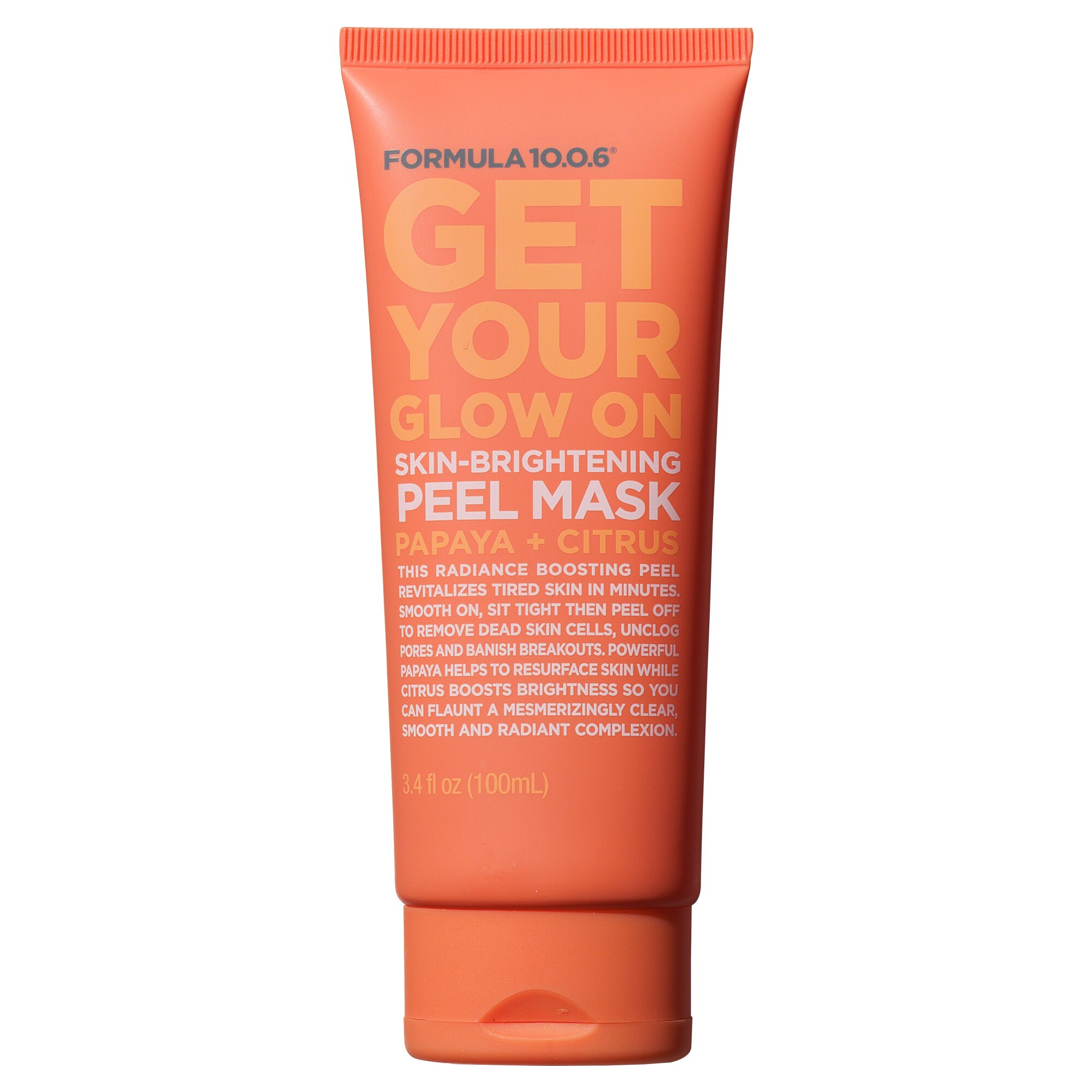 Formula 10.0.6 Get Your Glow On Skin-Brightening Peel Mask, 3.4 OZ