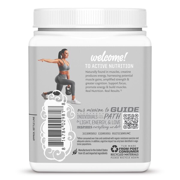 Sunwarrior Sport Active Creatine Unflavored Powder, 10.58 OZ