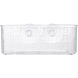 Interdesign Clear Suction Bath Organizer Basket, thumbnail image