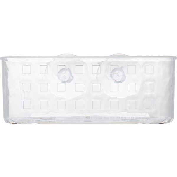 Interdesign Clear Suction Bath Organizer Basket