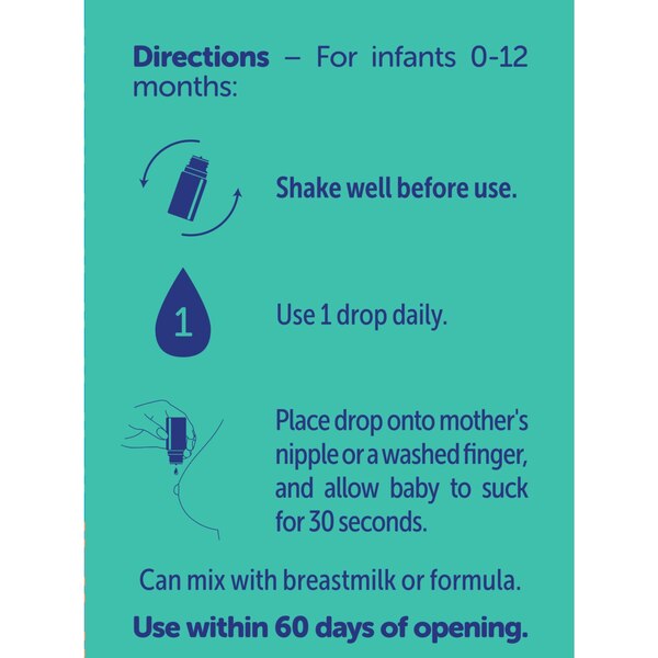 Baby Ddrops® Probiotic with Vitamin D liquid drops