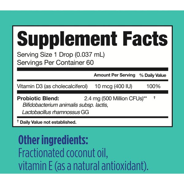 Baby Ddrops® Probiotic with Vitamin D liquid drops