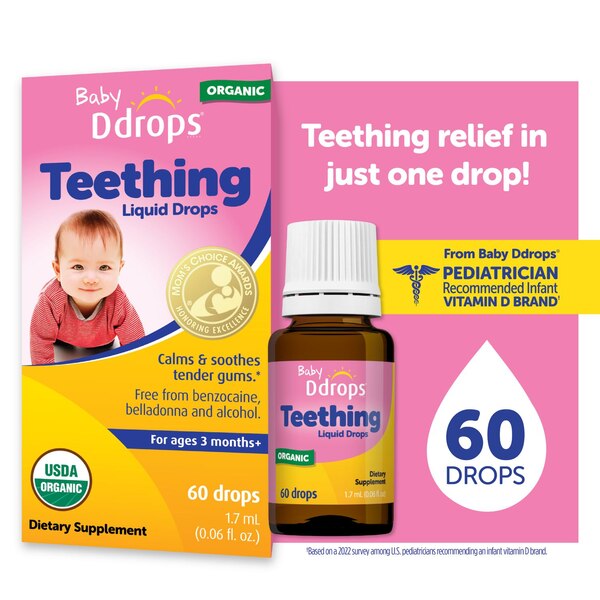 Baby Ddrops Teething Liquid Drops