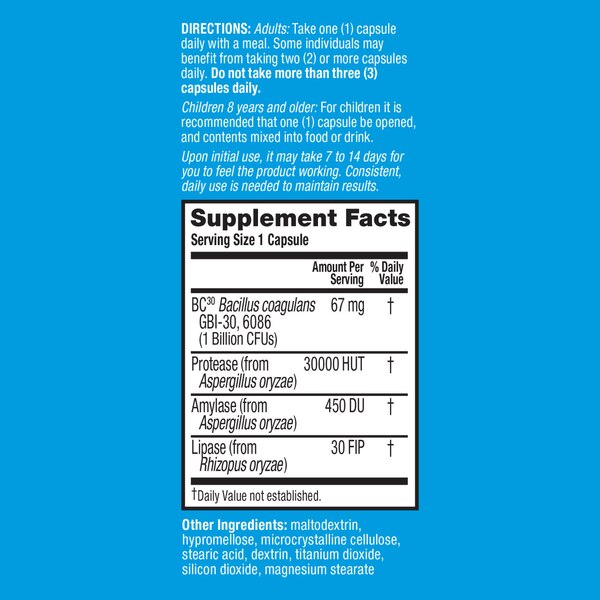 Digestive Advantage Intensive Bowel Support Probiotic Capsules