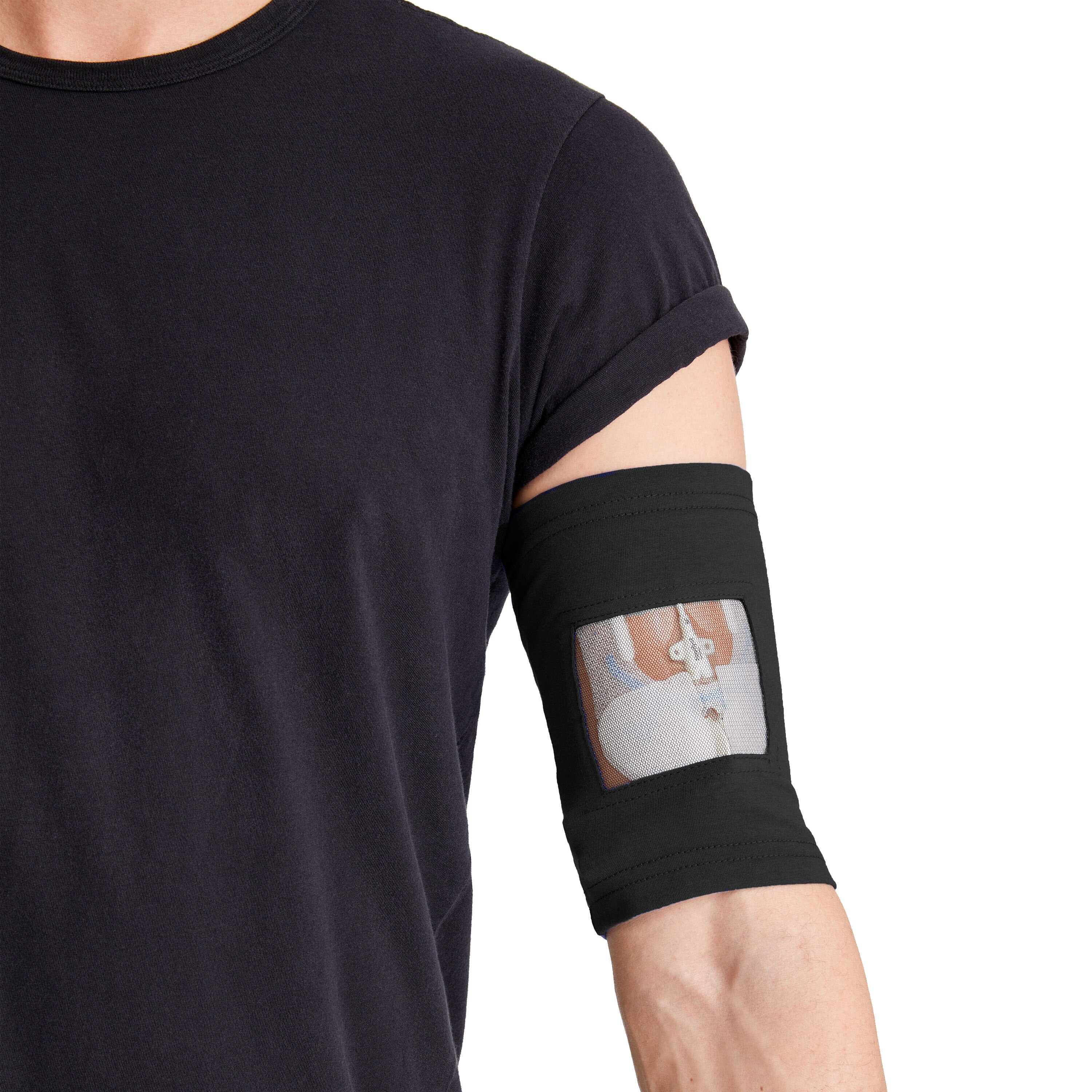 Care+Wear Ultra Grip PICC Line Cover, Black