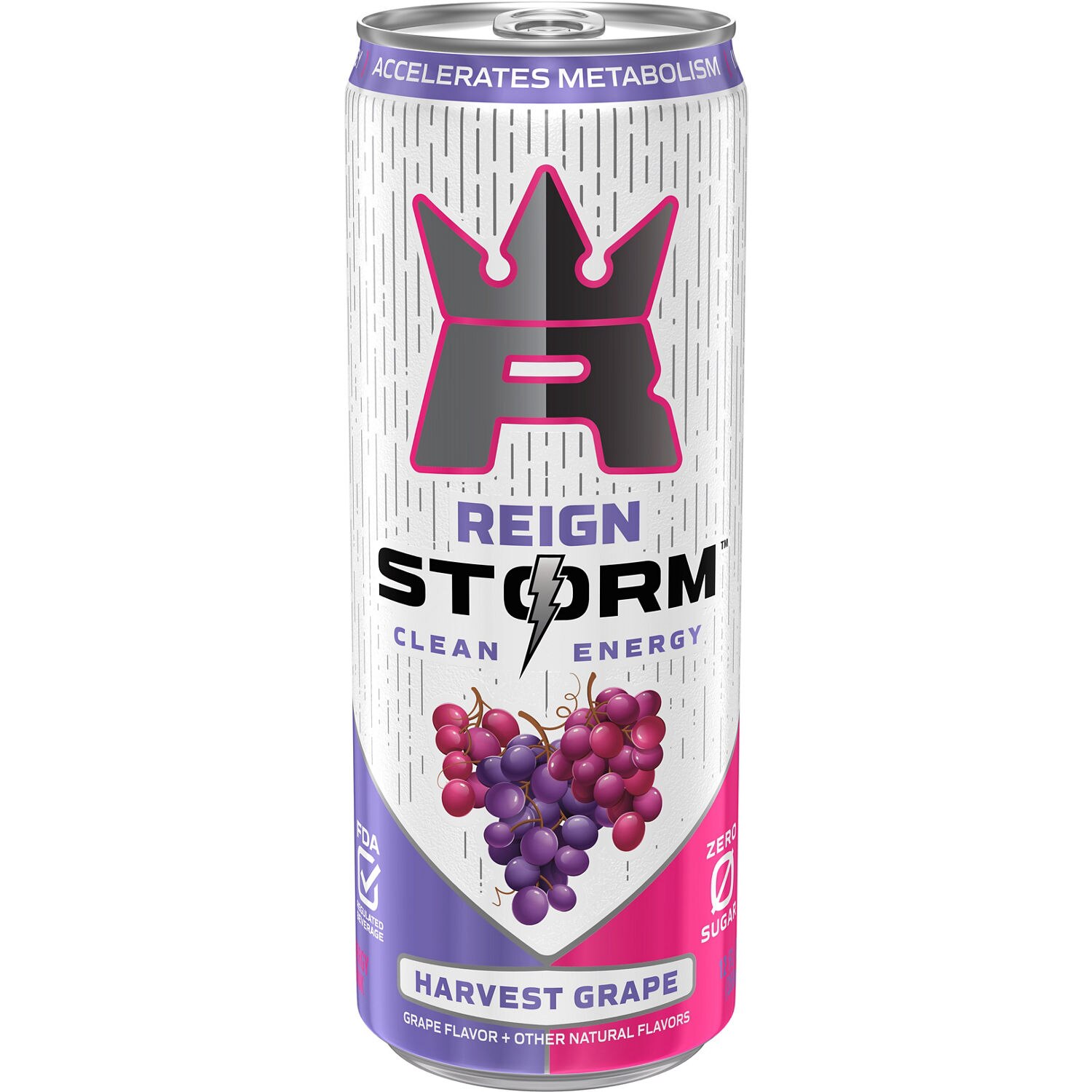 Reign Storm, Harvest Grape, 12 oz