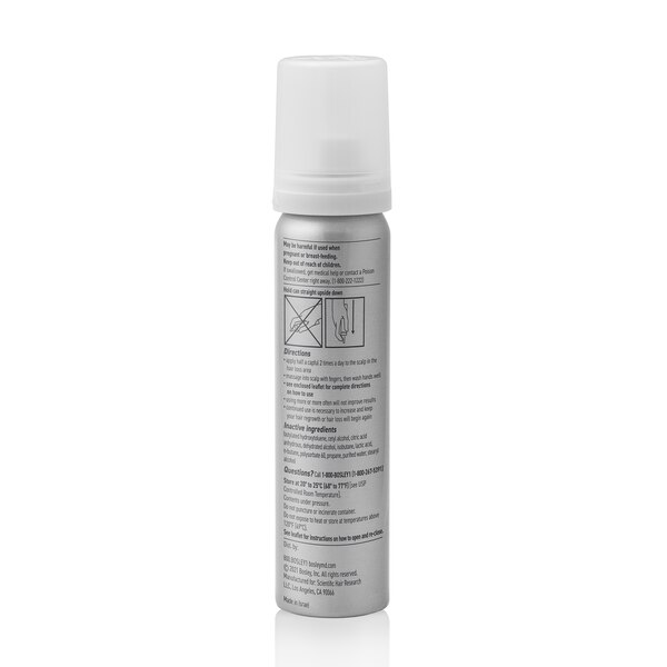 BosleyMD Men's 5% Minoxidil Foam for Hair Regrowth, 1 Month Supply