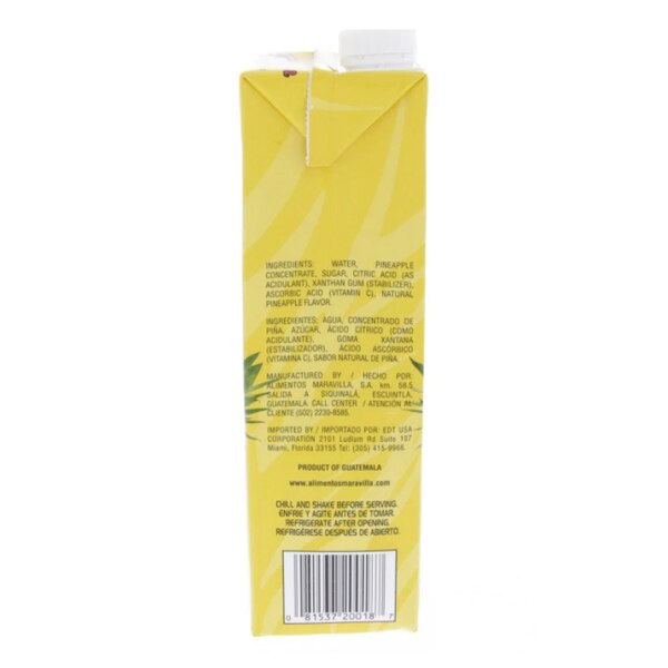 Del Frutal Pineapple Nectar Tetra Pack (1 Liter)
