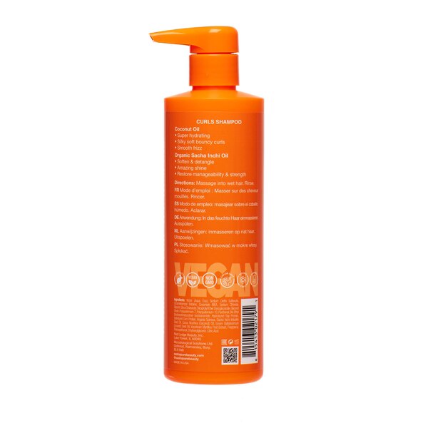 SashaPure Curls Shampoo, 15 OZ