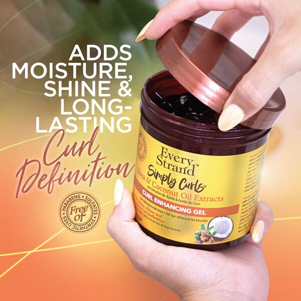 Every Strand Simply Curls Curl Enhancing Gel, 15 OZ