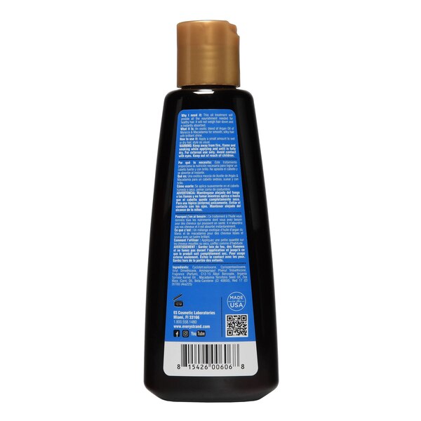 Every Strand Argan Oil With Macadamia Hair Polisher, 6 OZ