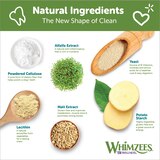 WHIMZEES by Wellness Natural Grain Free Long Lasting Dental Dog Treats, Daily Use Packs, Small Brushzees, 14ct, thumbnail image