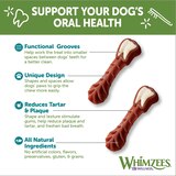 WHIMZEES by Wellness Natural Grain Free Long Lasting Dental Dog Treats, Daily Use Packs, Medium Brushzees, 7ct, thumbnail image