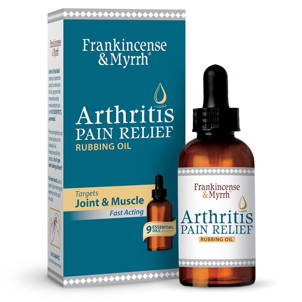 Frankincense & Myrrh Arthritis Pain Relief Rubbing Oil, 2 FL OZ