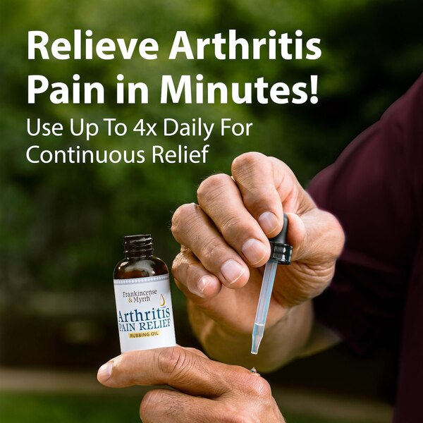 Frankincense & Myrrh Arthritis Pain Relief Rubbing Oil, 2 FL OZ