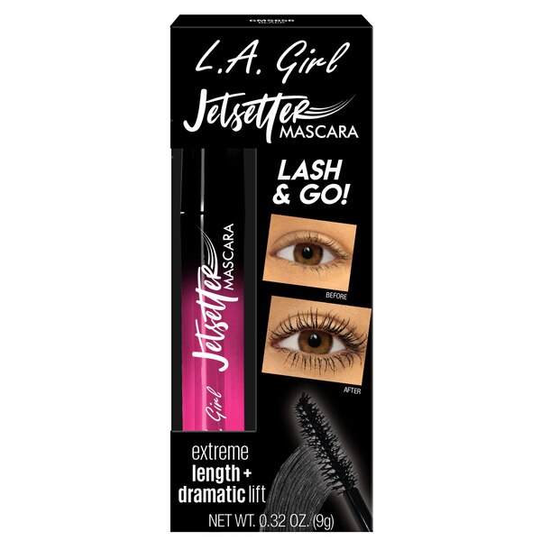 L.A.Girl Cosmetics Jetsetter Mascara, Black