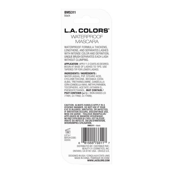 L.A. COLORS Waterproof Mascara