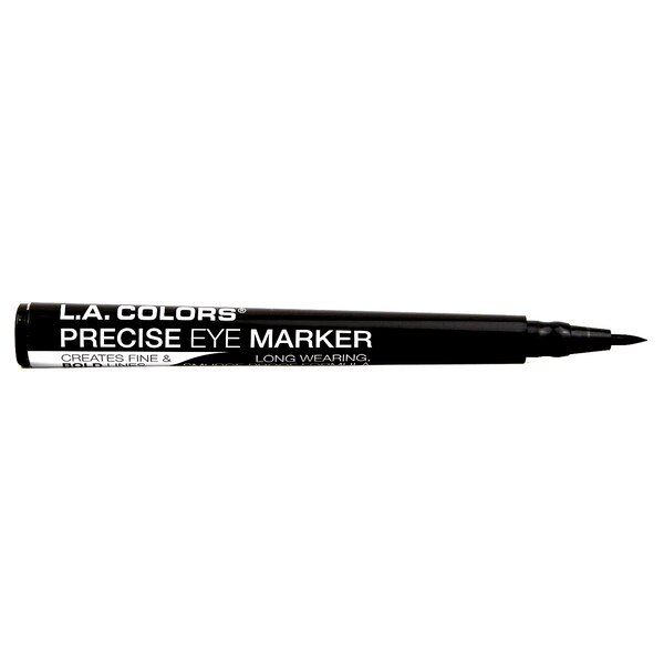 L.A. COLORS Precise Eye Marker, Long Wearing, Black