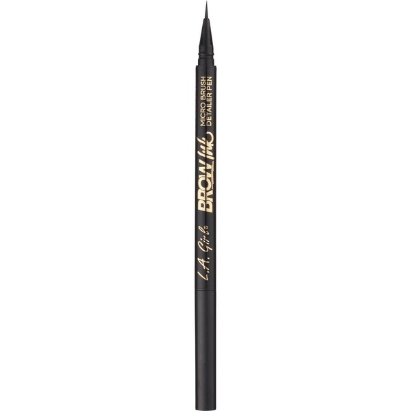 L.A. Girl Brow Ink Micro Brush Detailer Pen, Dark Brown