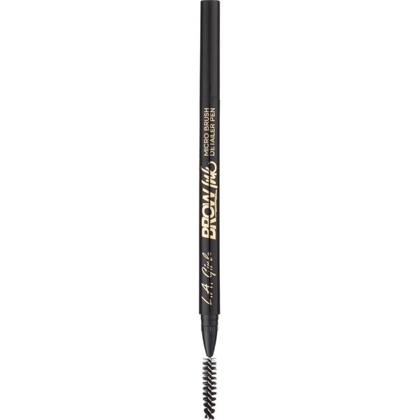 L.A. Girl Brow Ink Micro Brush Detailer Pen, Dark Brown