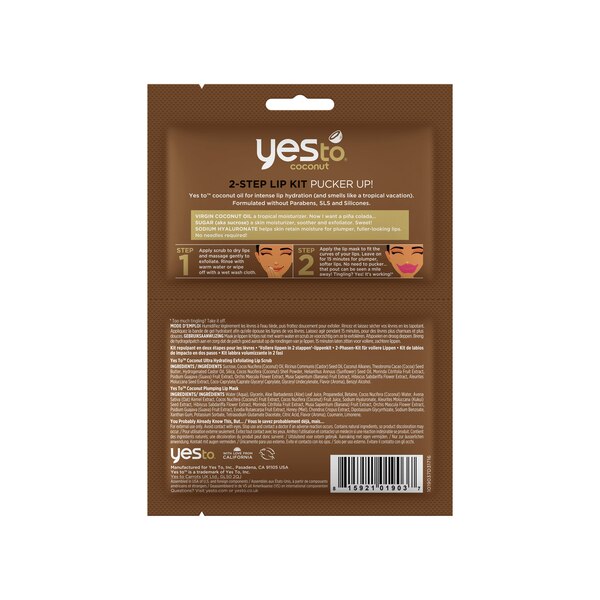 Yes To Coconut 2-Step Lip Kit