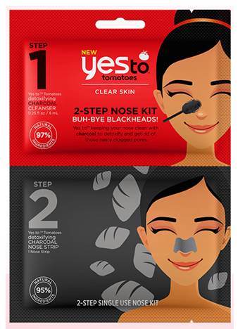 Yes To Tomatoes Charcoal 2-Step Nose Kit Mask