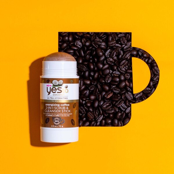 Yes To Coconut Energizing Coffee 2 in 1 stick, 2 OZ