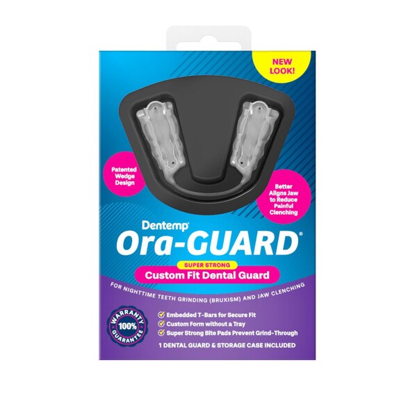 Dentemp Ora-GUARD Custom Fit Dental Guard for Nighttime Teeth Grinding (Bruxism) and Jaw Clenching