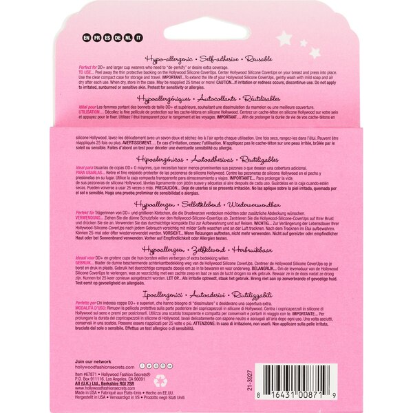 Hollywood Fashion Secrets Silicone CoverUps