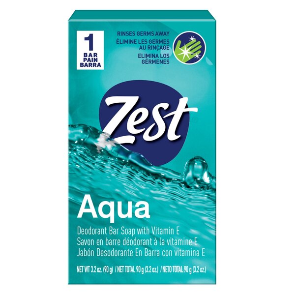Zest Aqua Bar Soap, 1 CT
