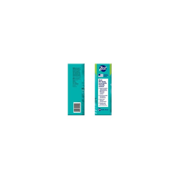 Zest Deodorant Bar Soap, Refreshing Aqua, 8 CT