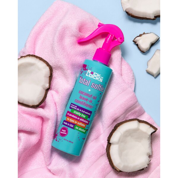 Rock the Locks Total Softie Coconut Oil Leave-in Conditioner, Happy Hawaiian