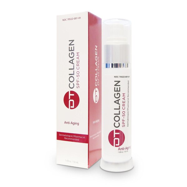 DT Collagen Anti-Aging Day Cream SPF 50, 1.69 OZ