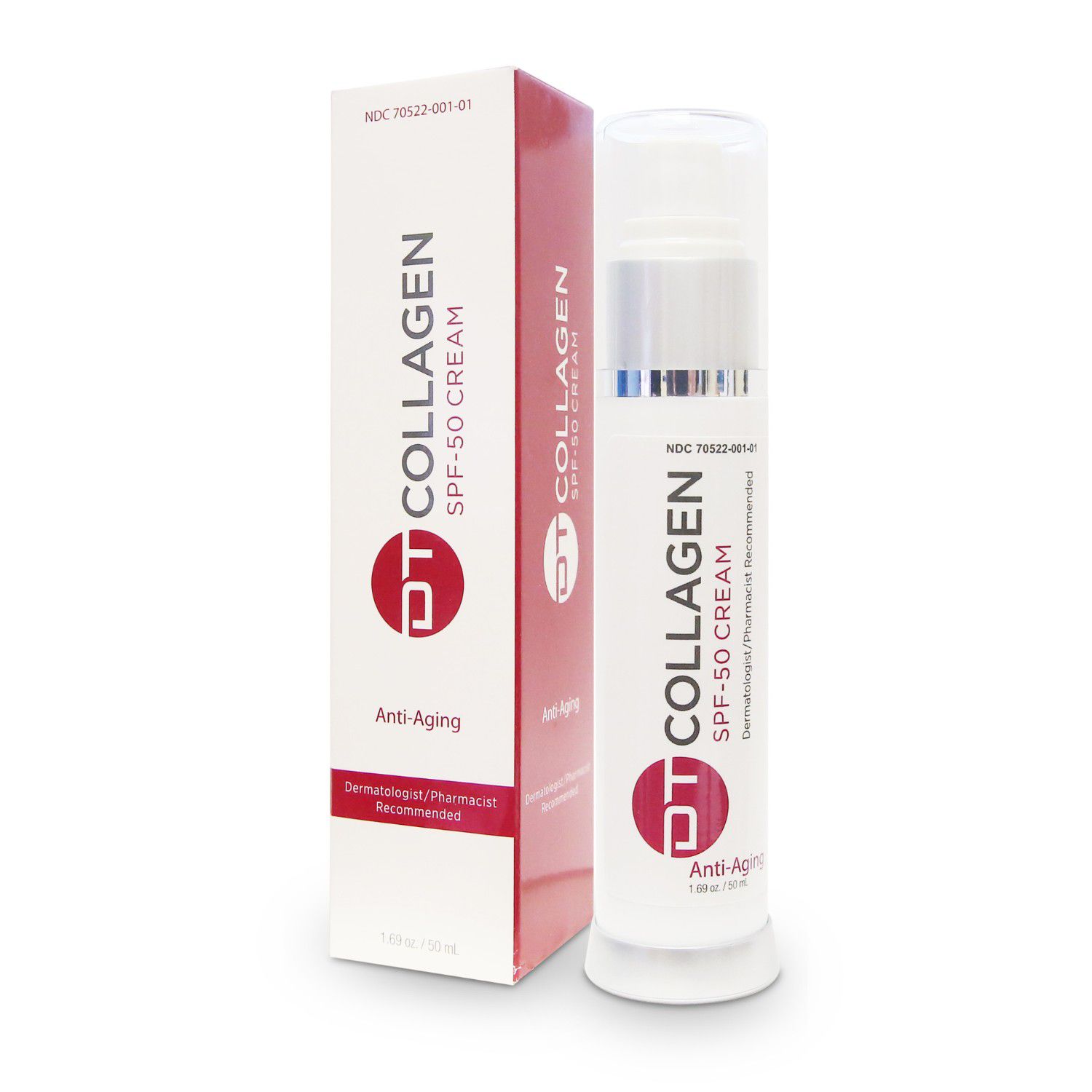 DT Collagen Anti-Aging Day Cream SPF 50, 1.69 OZ