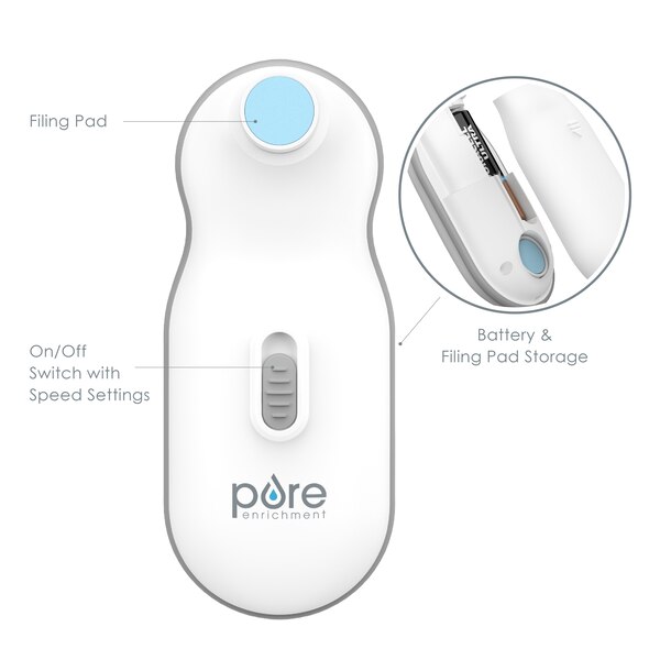 Pure Enrichment PureBaby Electric Nail Trimmer