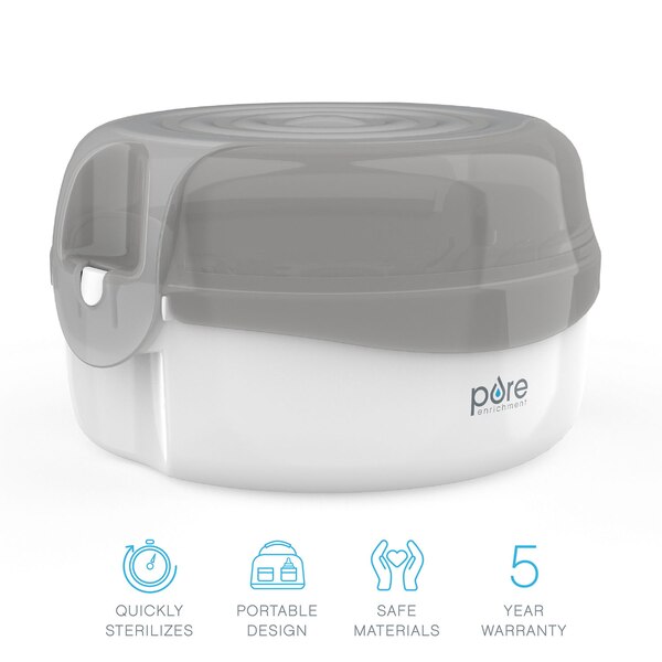 Pure Enrichment PureBaby Microwave Bottle Sterilizer