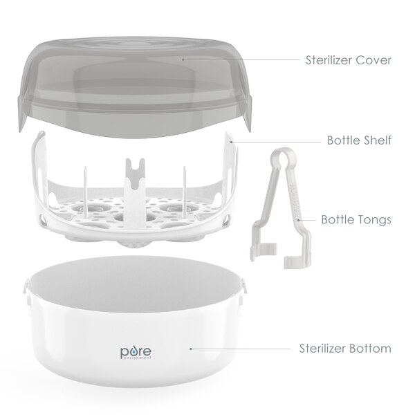 Pure Enrichment PureBaby Microwave Bottle Sterilizer