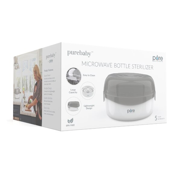 Pure Enrichment PureBaby Microwave Bottle Sterilizer