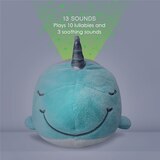 Pure Enrichment PureBaby Sound Sleepers Portable Sound Machine & Star Projector, Narwhal, thumbnail image
