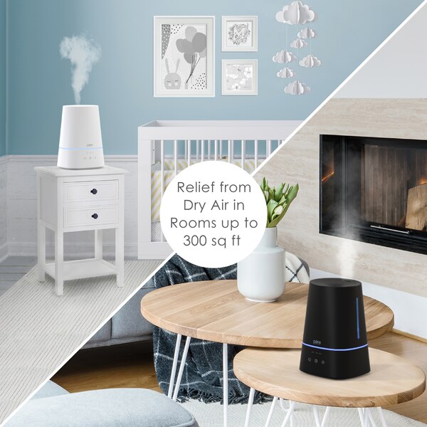 Pure Enrichment HUME Max - Easy Top Fill Ultrasonic Cool Mist Humidifier