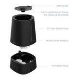 Pure Enrichment HUME Max - Easy Top Fill Ultrasonic Cool Mist Humidifier, thumbnail image
