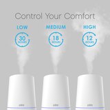 Pure Enrichment HUME Max - Easy Top Fill Ultrasonic Cool Mist Humidifier, thumbnail image 2 of 9