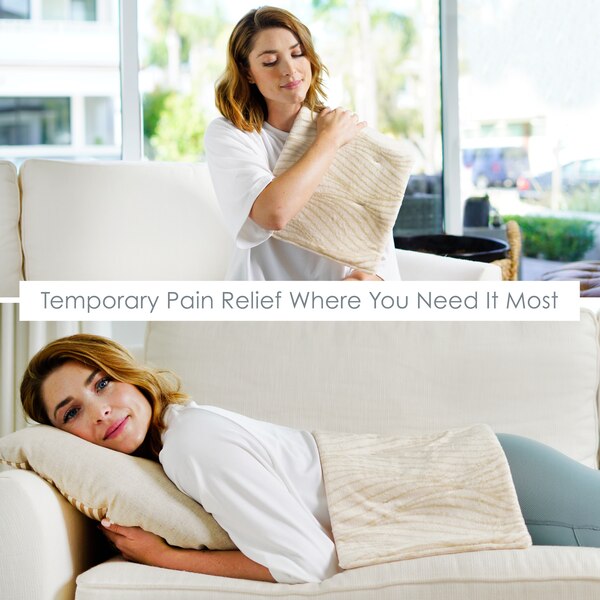 Pure Enrichment PureRelief Luxe Micromink Electric Heating Pad