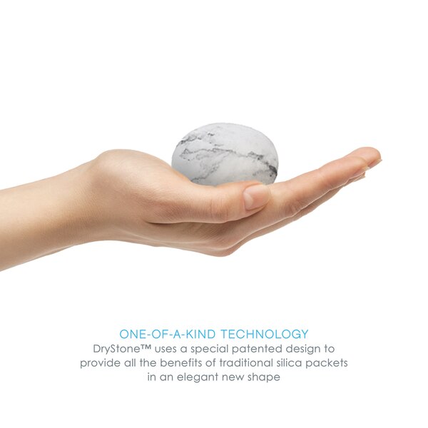 Pure Enrichment DryStone Reusable Moisture-Absorbing Stone, 6 ct