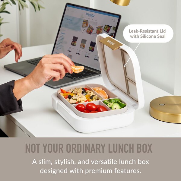 Bentgo Modern Leak-Resistant Lunch Box, White