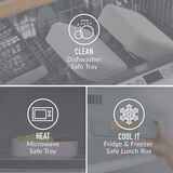 Bentgo Modern Leak-Resistant Lunch Box, White, thumbnail image