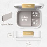 Bentgo Modern Leak-Resistant Lunch Box, White, thumbnail image