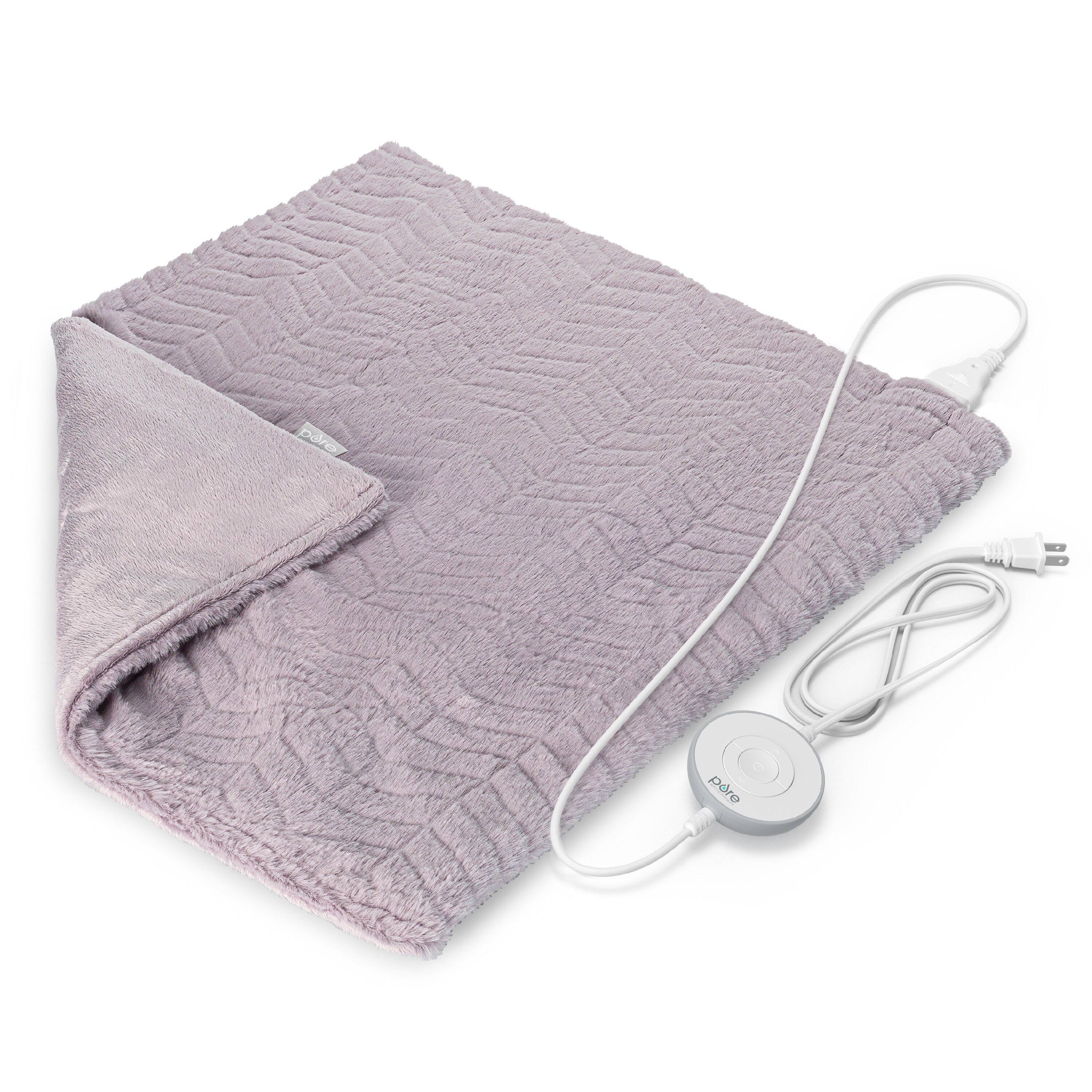 Pure Enrichment PureRadiance Ultra-Wide Luxury Heating Pad, Amethyst Dusk