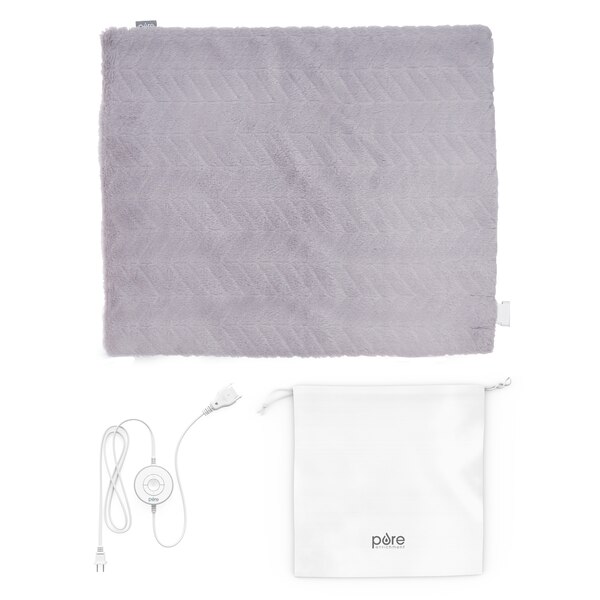 Pure Enrichment PureRadiance Ultra-Wide Luxury Heating Pad, Amethyst Dusk