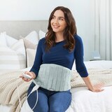 Pure Enrichment PureRadiance Lumbar & Abdominal Luxury Heating Pad, Aquamarine, thumbnail image